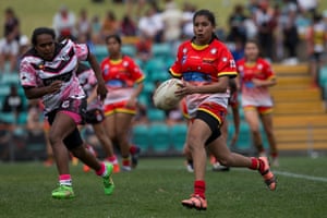 In the grand final of the women’s competition, the Redfern All Blacks beat the Red Belly Blacks 24-4