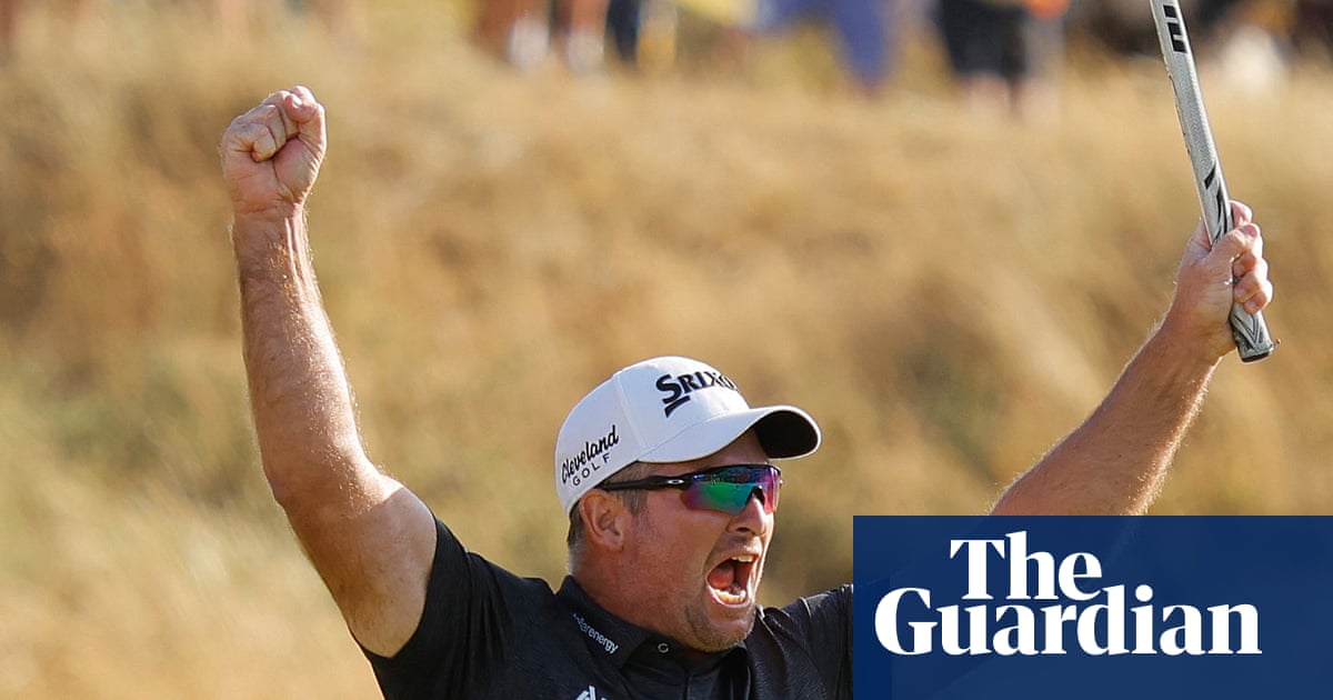 My hands were all over the place for ‘surreal’ Open-winning putt, says Ryan Fox