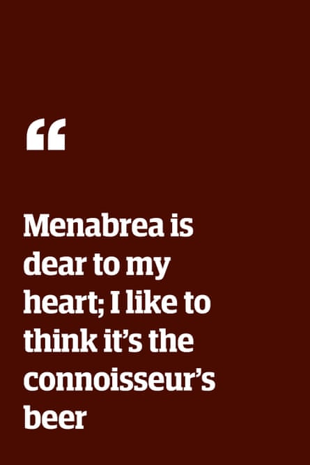 Quote: “Menabrea is dear to my heart; I like to think it’s the connoisseur’s beer”
