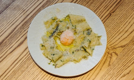 ‘The silkiest broad ribbons of pasta’: pappardelle.