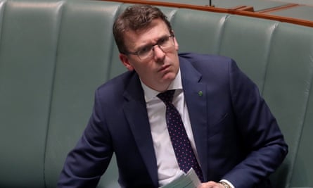 Alan Tudge during question time 