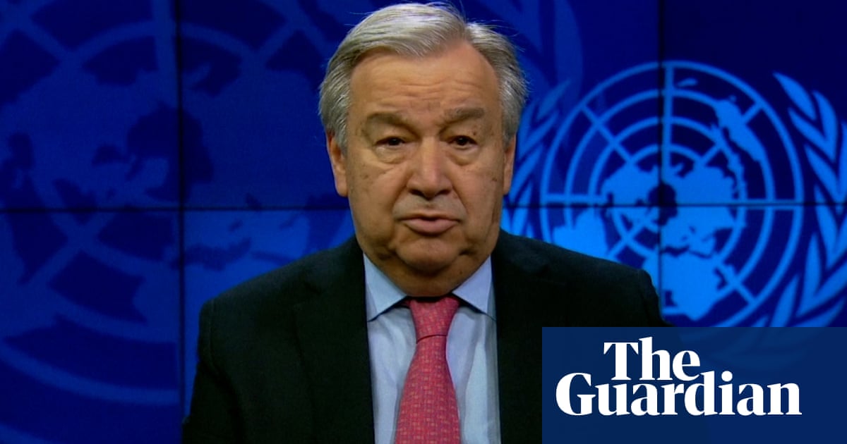 World on ‘fast track to climate disaster’, says UN secretary general – video
