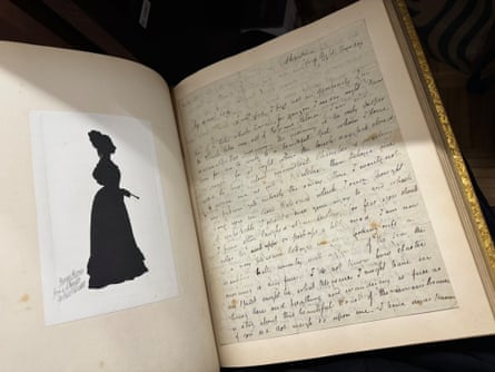 One of the original handwritten letters John Keats to Fanny Brawne.