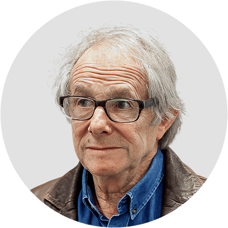 Ken Loach. Circular panelist byline.
