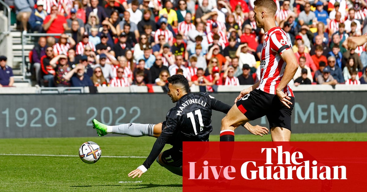 Brentford v Arsenal: Premier League – live | Premier League | The Guardian