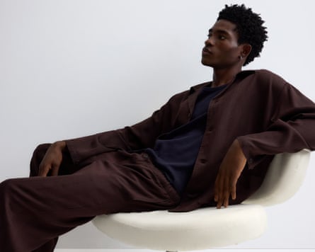 H&M Lyocell pyjama shirt and bottoms