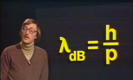 Quantum mechanics lecture televised in 1982.