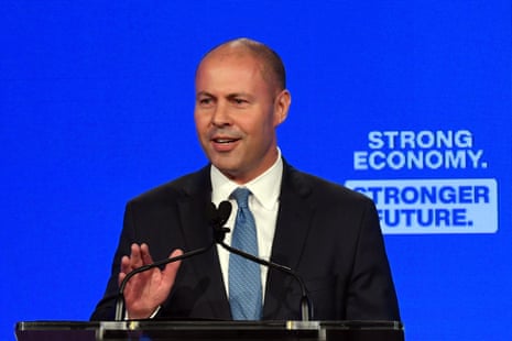 Treasurer Josh Frydenberg at the Liberal Party campaign launch on Day 35 of the 2022 federal election campaign, at the Brisbane Convention Centre in Brisbane.