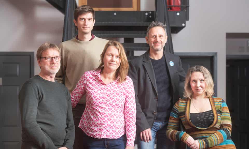 (From left) Wiard Sterk from the Netherlands, Pablo Masip from Spain, Elke Dittrich from Germany, Nicolas Hatton from France and Denny Pencheva, originally from Bulgaria.