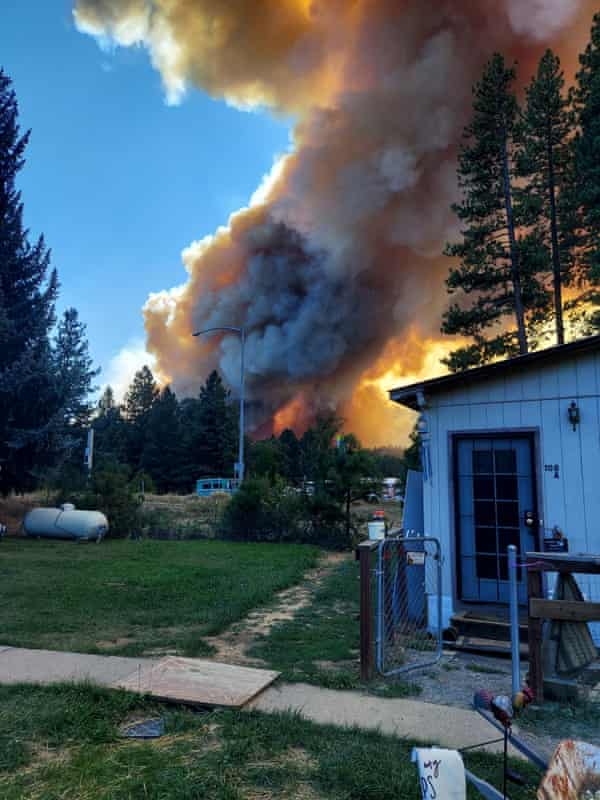 The Dixie fire approaches Greenville.