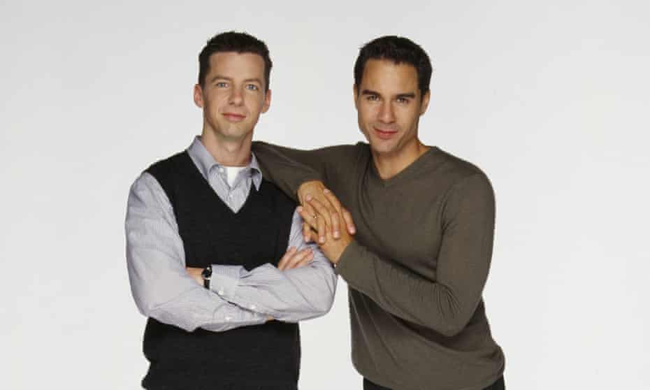 Sean Hayes as Jack McFarland, Eric McCormack as Will Truman in Will and Grace