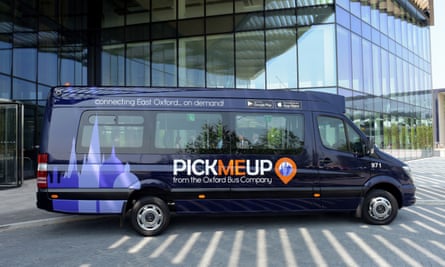 Pick Me Up - bus service on demand at there Oxford Science Park
