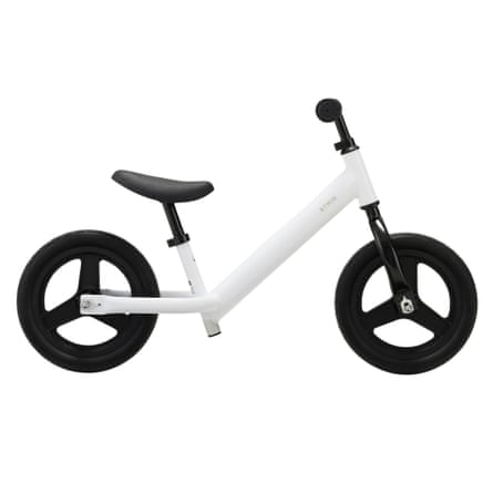 Decathlon BTWIN Kids’ balance bike 10 inches, LEARN 100 white