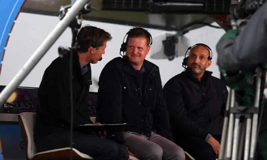 Rob Key (centre) worked as a broadcaster for Sky Sports before he took on the role of director of England men’s cricket.