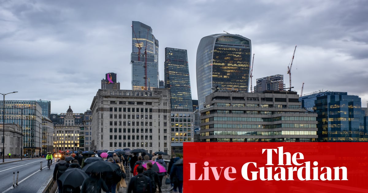 UK borrowing figures provide ‘dismal’ backdrop for November budget - business live