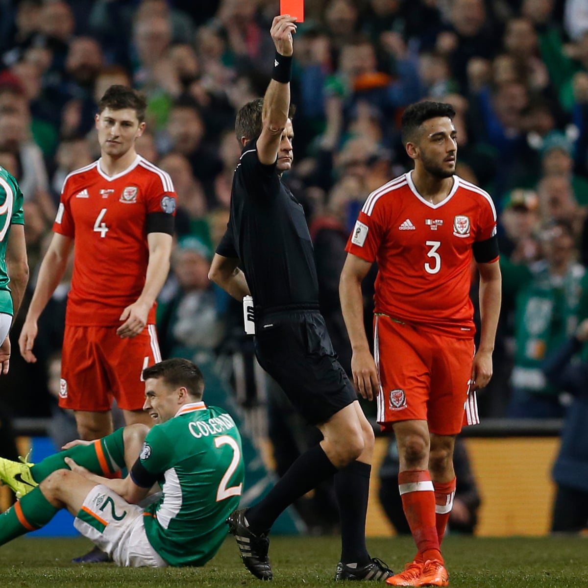 Wales Neil Taylor Gets Two Game Ban For Tackle That Broke Seamus Coleman S Leg Wales The Guardian Wales Neil Taylor Gets Two Game Ban For Tackle That Broke Seamus Coleman S Leg Wales The Guardian
