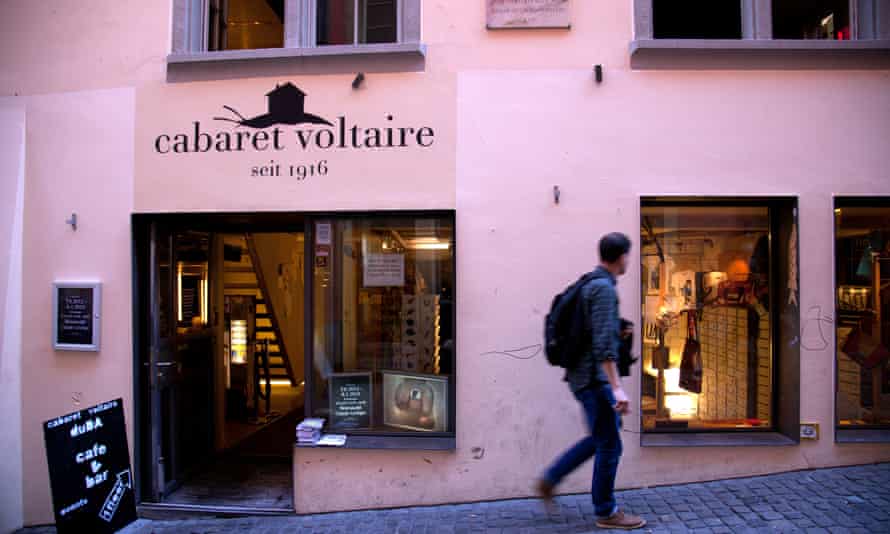 The Dadaist movement began at Cabaret Voltaire.