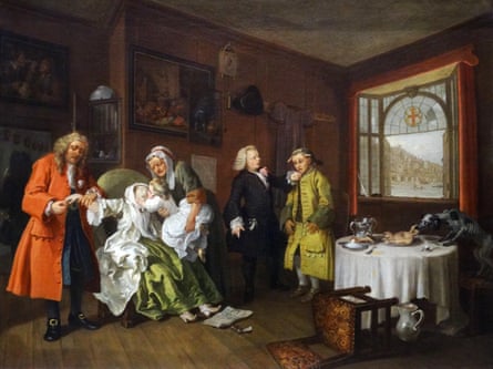 Marriage a-la-mode: 6. The Lady’s Death by William Hogarth