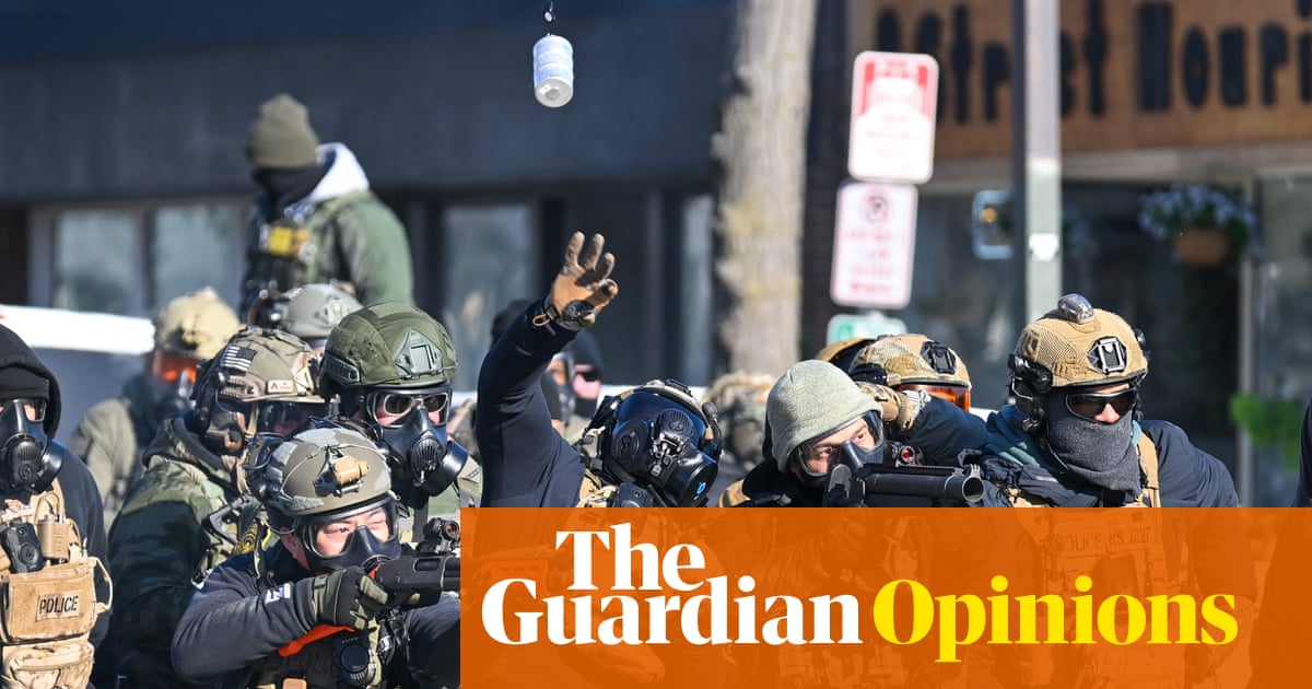 Digested week: ICE’s performance is intimidating and deadly, but also farcical | Emma Brockes