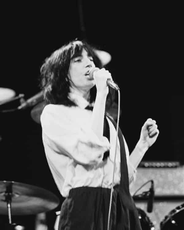 Performing on Saturday Night Live in 1976.