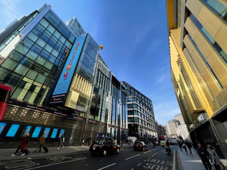 ‘A brand neighbourhood’ … Soho Place Theatre, left, and Outernet.