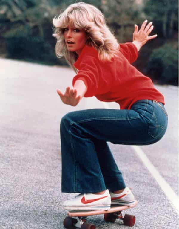 Farrah Fawcett in the 70s.