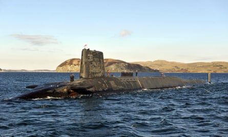 A Trident nuclear submarine.