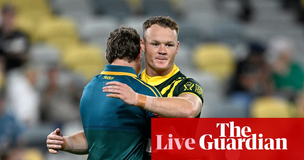 Australia v Cook Islands: men’s Rugby League World Cup – live
