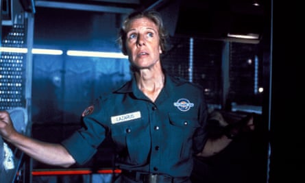 Frances Sternhagen in a scene from the 1981 film Outland.