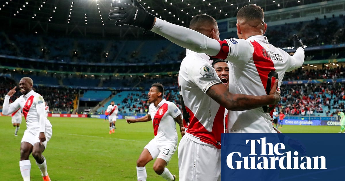 Peru Set Up Brazil Clash In Copa America Final After Resounding Win Over Chile Football The Guardian