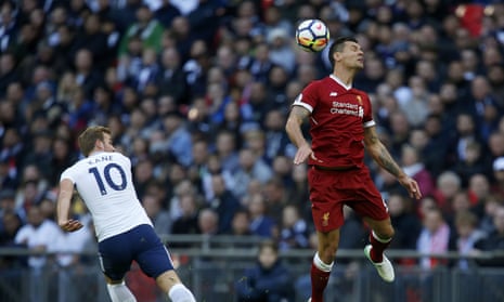 Dejan Lovren launched himself. The ball floated in a gentle parabola over halfway. Lovren floated in a gentle parabola under the ball and Harry Kane sped away.