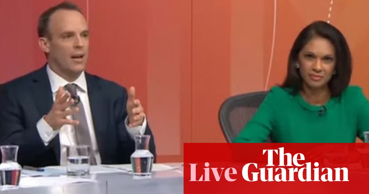 Dominic Raab denies being abusive towards anti-Brexit campaigner Gina Miller – UK politics live