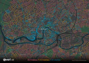 Esri UK Bristol zoom map .