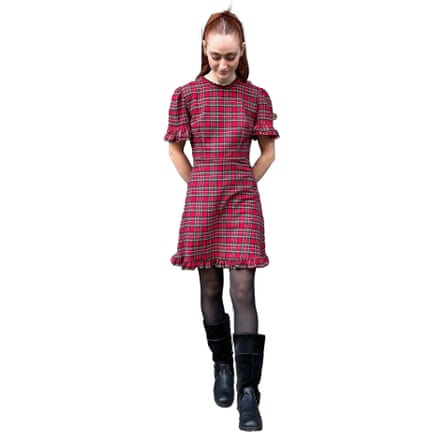 The Well Worn The Elora Tartan Dress