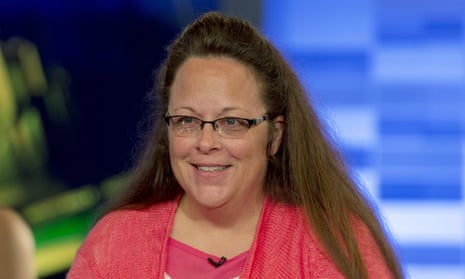 Kentucky county clerk Davis speaks during an interview on Fox News Channel’s ‘The Kelly File’ in New York<br>Kentucky county clerk Kim Davis speaks during an interview on Fox News Channel’s ‘The Kelly File’ in New York September 23, 2015. A federal judge on Wednesday denied Davis a stay of his order requiring her office to issue marriage licenses to all eligible couples who want one, the latest setback for the Kentucky county clerk who went to jail rather than issue licenses to gay couples. REUTERS/Brendan McDermid