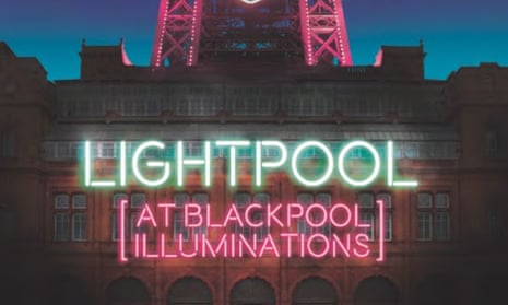 LightPool sign on Blackpool Tower
