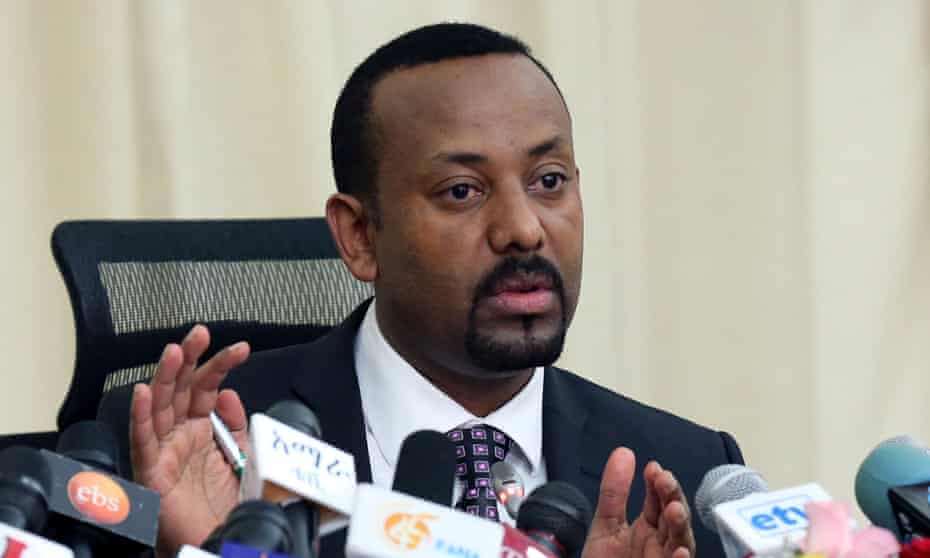 Abiy Ahmed, Ethiopia’s prime minister.