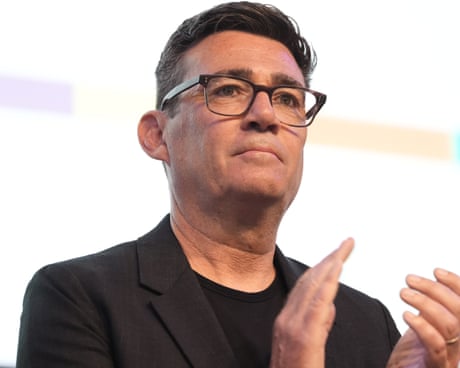 Andy Burnham applauding