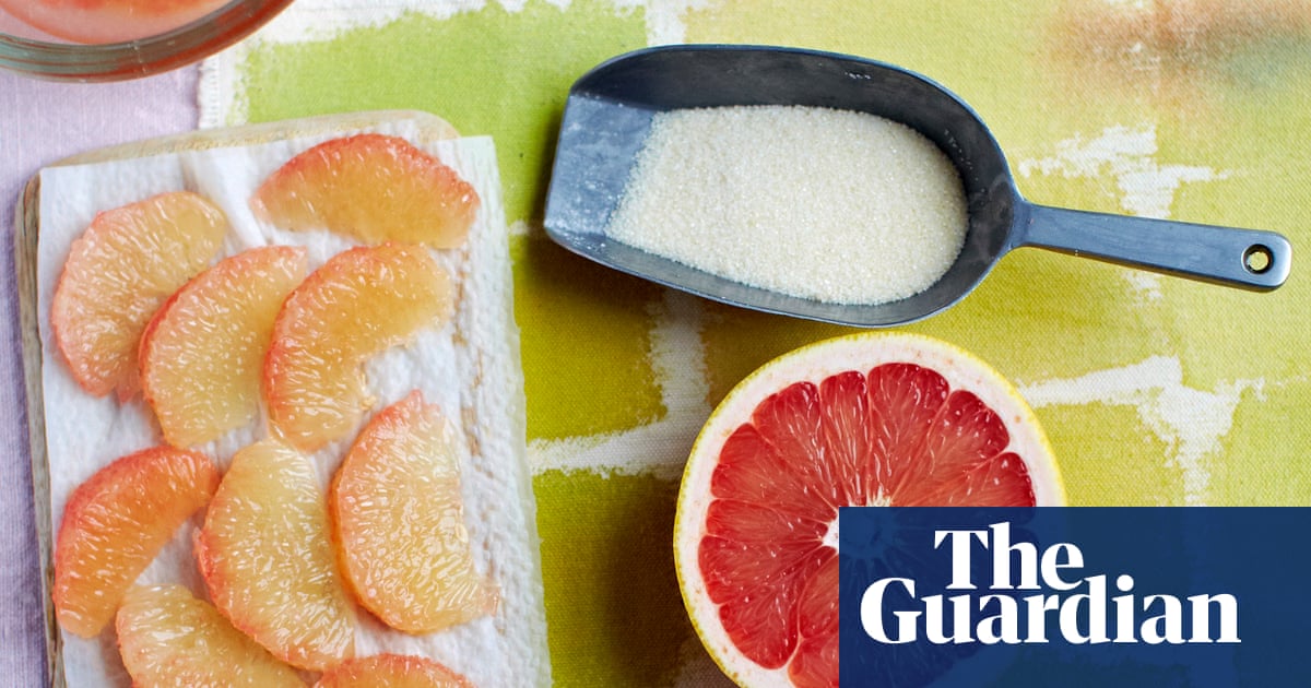 Claire Ptak’s recipes for pink grapefruit brulee and Campari sorbet