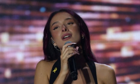 Eden Golan, Israel's representative for the 2024 Eurovision song contest in Malmo, Sweden.