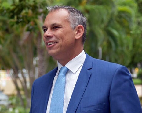 Adam Giles arrives to give evidence at the juvenile justice royal commission in April.