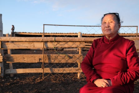 ‘We had many wildflowers and a lot of rain in the summer, but in the past 10 years we’ve had barely any grass.’ Jamb Navgan Uvurkhangai.