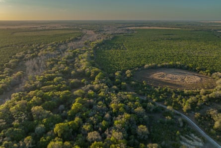 Aerial view of Chaparral Slough, the 11-mile corridor essential for the protection of the Florida panther.