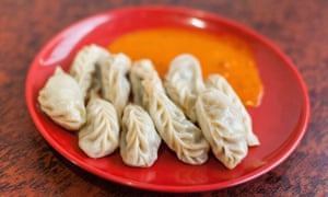 Tibetan Momo dumplings in Nepal.