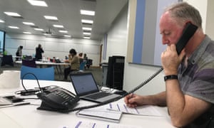 Eamonn Gormley, a professor of veterinary medicine who volunteers as a contact tracer at University College Dublin.