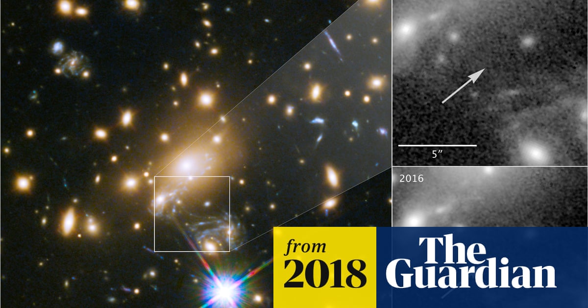 Hubble space telescope captures image of most distant star ever seen ...
