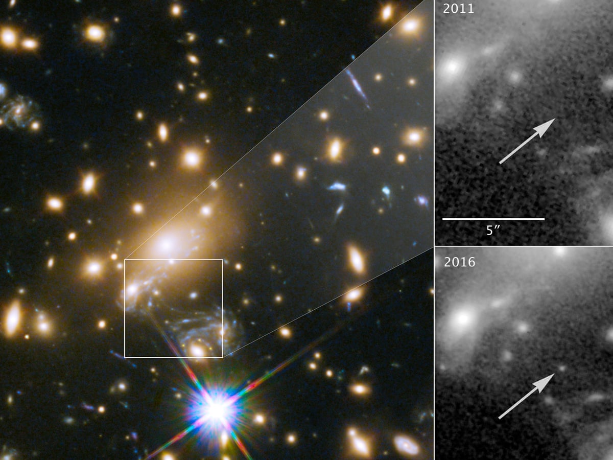 Hubble space telescope captures image of most distant star ever seen | Hubble space telescope | The Guardian