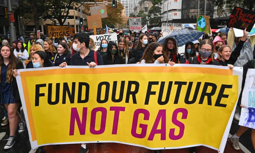 A School Strike 4 Climate Australia rally in Sydney on 21 May