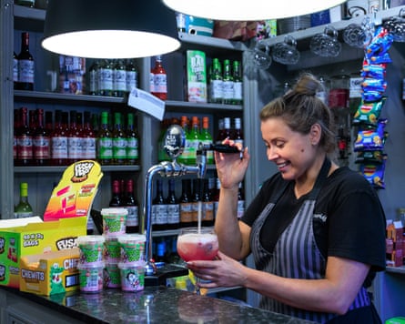 Ashley Morley, who owns Mr Fitzpatrick’s Temperance Bar in Rawtenstall.