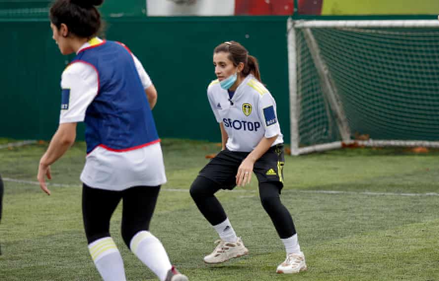 Sabreyah Nowrozi, who was described as a 'bad woman' in Afghanistan for playing football.